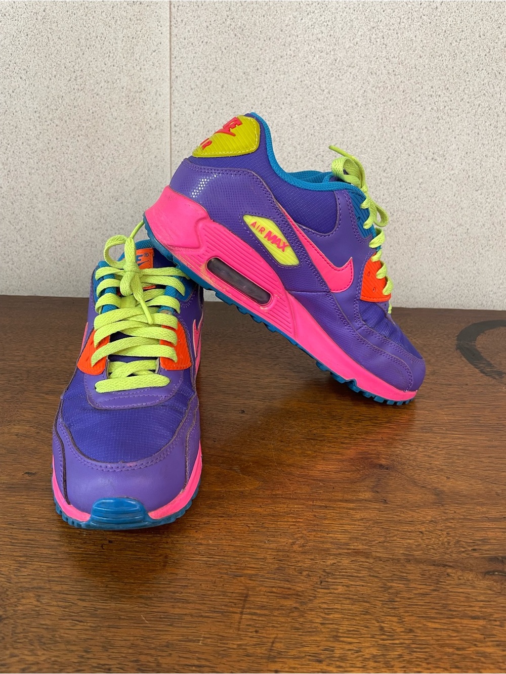 Kids Colorful Nike Air Max Sneakers - Picture 4 of 9
